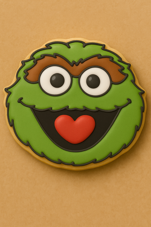 Oscar the Grouch Cookie Cutter