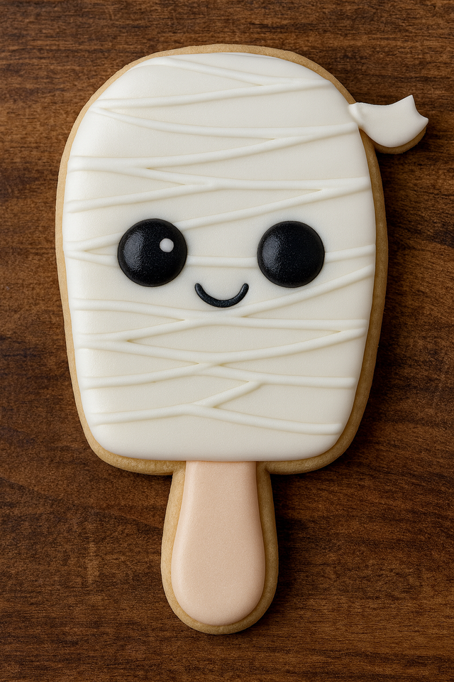 Halloween Popsicle Cookies – Frankenstein, Witch, Vampire & Mummy
