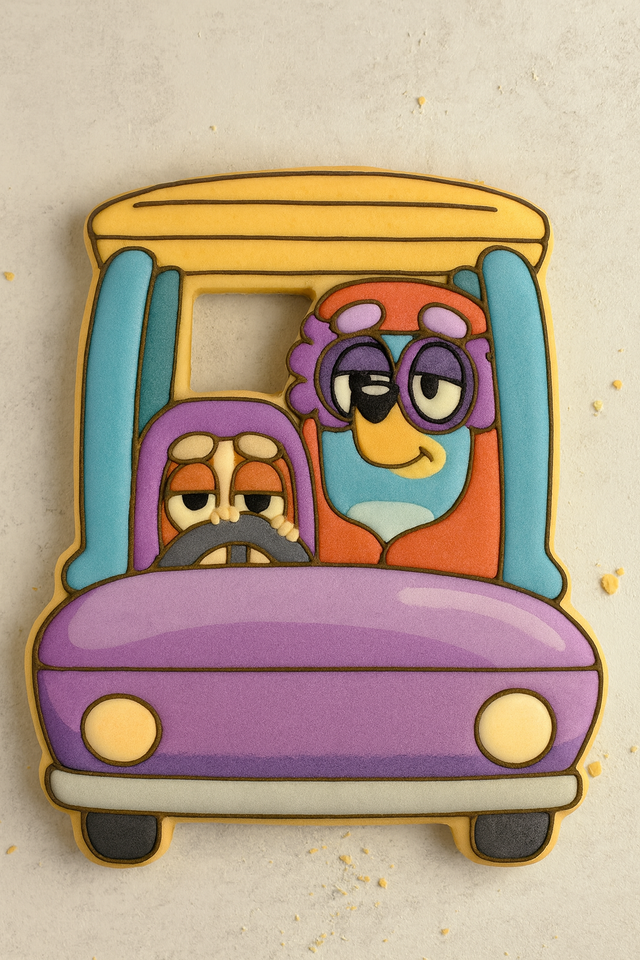 Bluey Granny Cookie Cutter Set (Granny Mobile, Janet, Rita, Gladys)