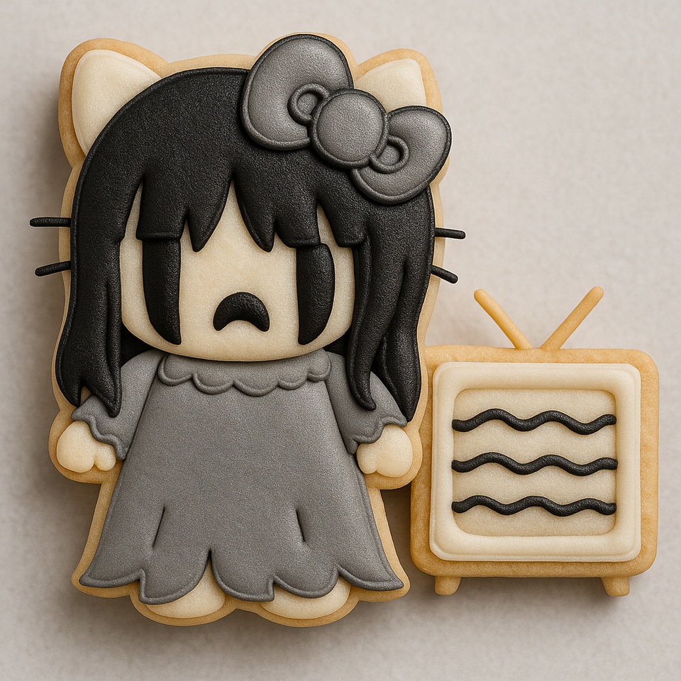 Hello Kitty – Samara Inspired Halloween Cookie Cutter
