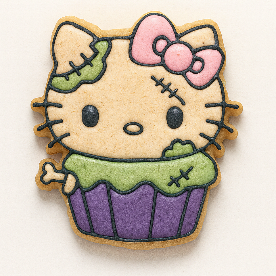 Hello Kitty Spooky Cupcake Cookie Cutter